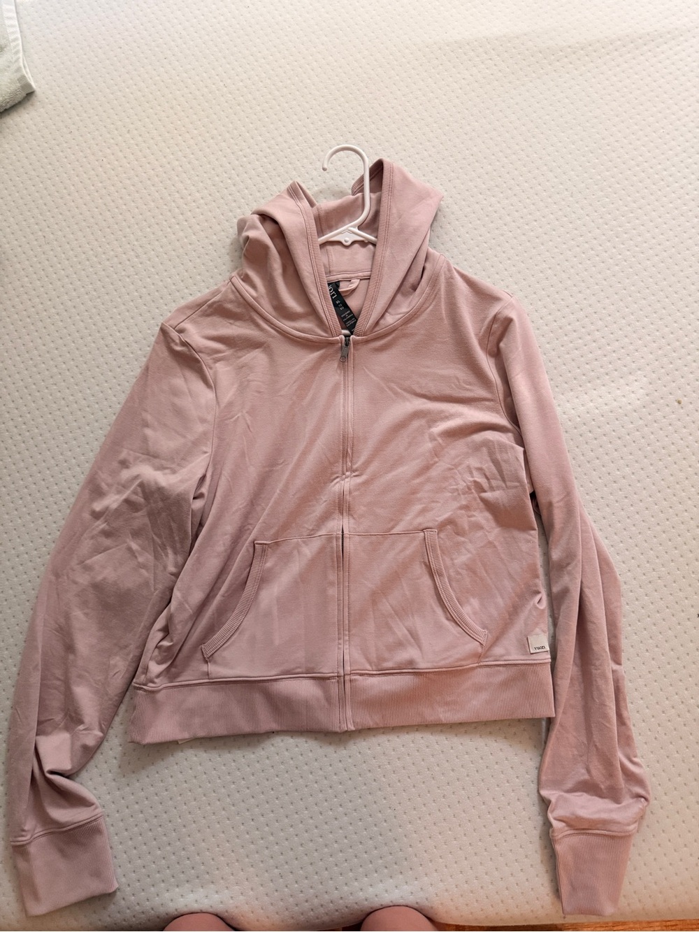 Vuori Women's Dusty Rose Full-Zip Hoodie Jacket